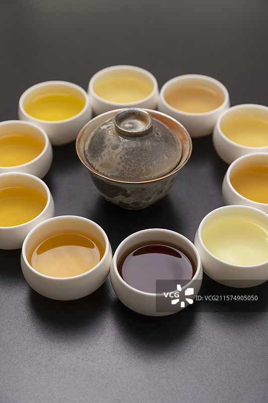不同种类的茶图片素材