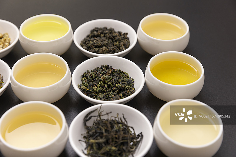不同种类的茶图片素材