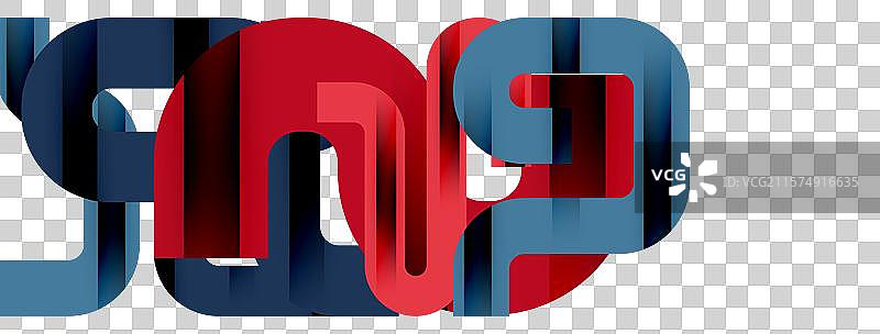 抽象字母风格设计背景线条图片素材