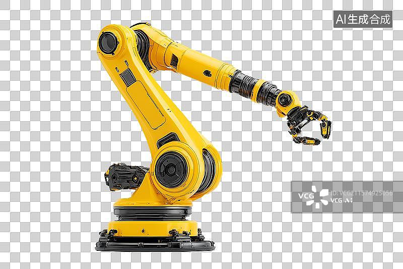 【AI数字艺术】3d机械臂效果图图片素材