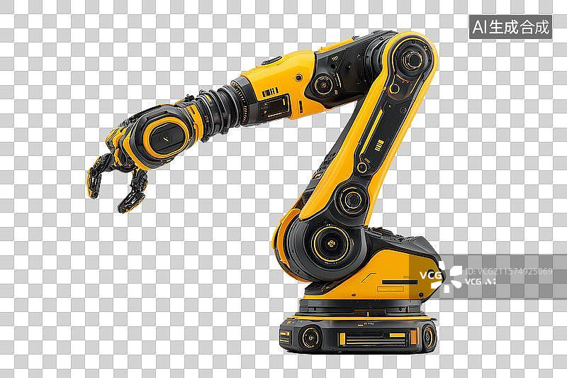 【AI数字艺术】3d机械臂效果图图片素材