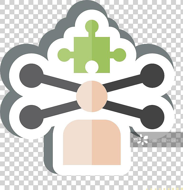 与选择相关的简单贴纸困境符号图片素材