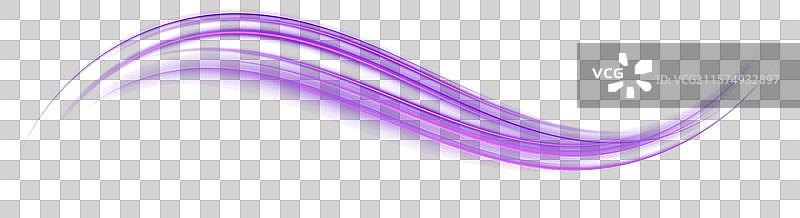 流畅的紫色光环旋转图片素材