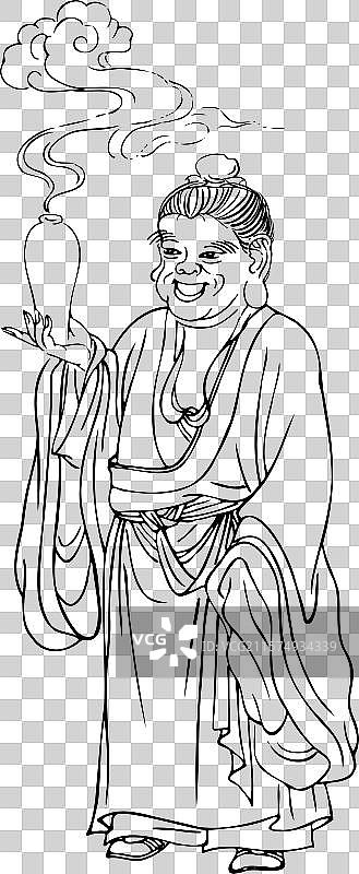 中国文化神话人物 道士 法宝 神仙 封神榜 十二金仙 仙人图片素材