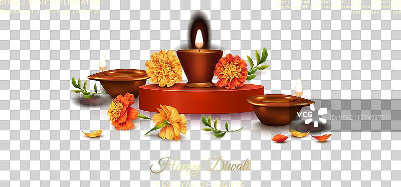 排灯节横幅图片素材