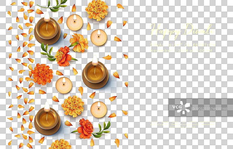 排灯节横幅图片素材