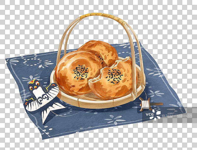 山东省潍坊肉火烧 鲁菜 山东特色小吃美食图片素材