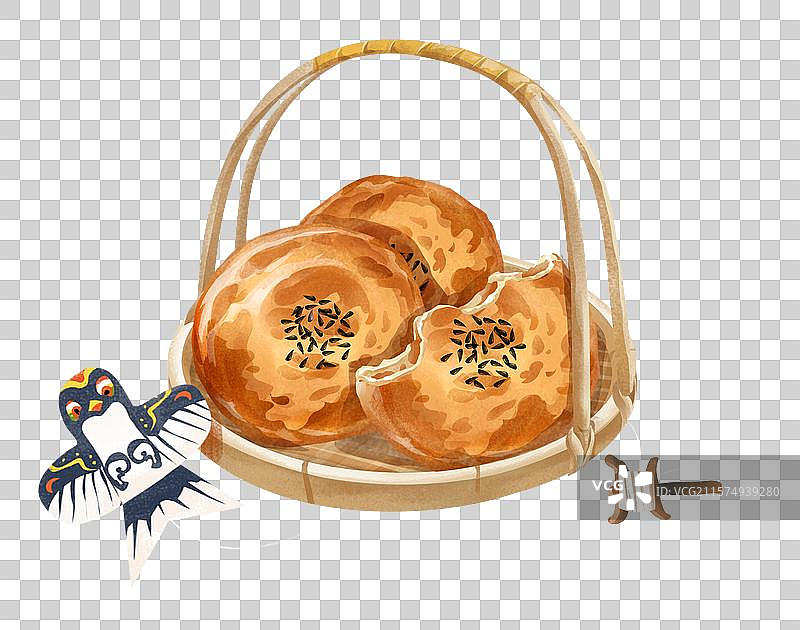 山东省潍坊肉火烧 鲁菜 山东特色小吃美食图片素材