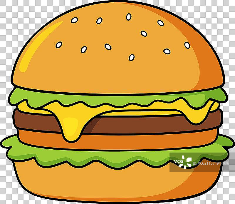 高清捕捉的美食汉堡图片素材