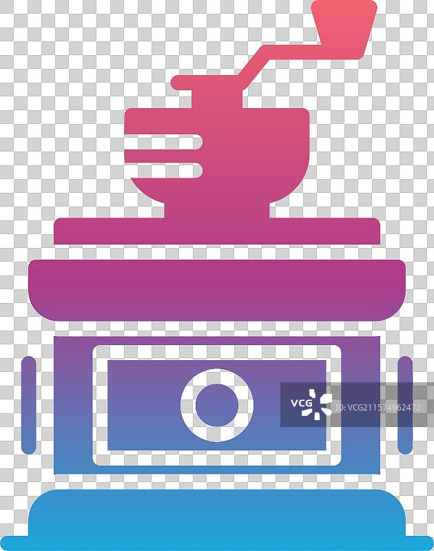 咖啡研磨机图标设计图片素材