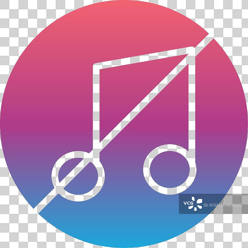 无音乐图标设计图片素材