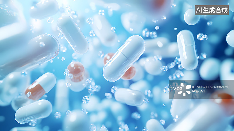 【AI数字艺术】病毒与药物图片素材