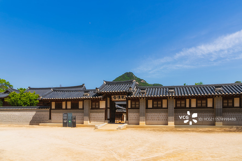 韩国首尔特别市，钟路区，景福宫（경복궁）Gyeongbokgung Palace，乾清宫，朝鲜王朝图片素材