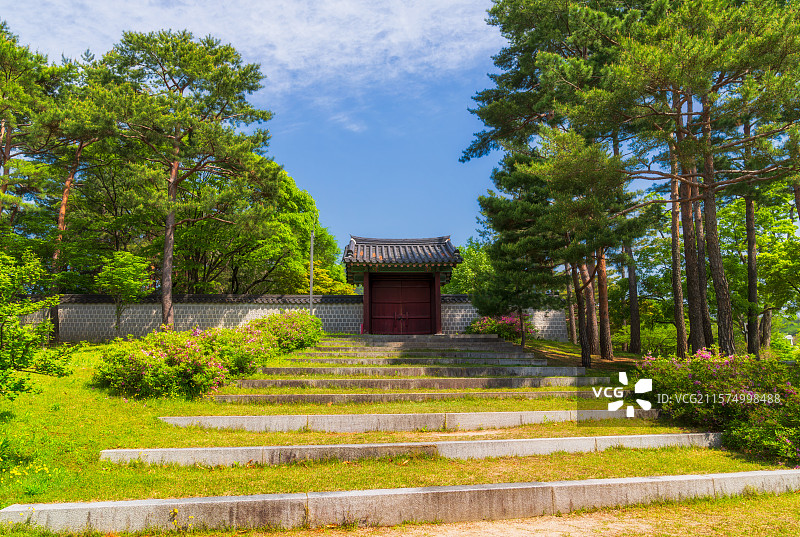 韩国首尔特别市，钟路区，景福宫（경복궁）Gyeongbokgung Palace，维亨门，朝鲜王朝图片素材