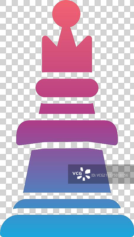 国际象棋女王图标设计图片素材