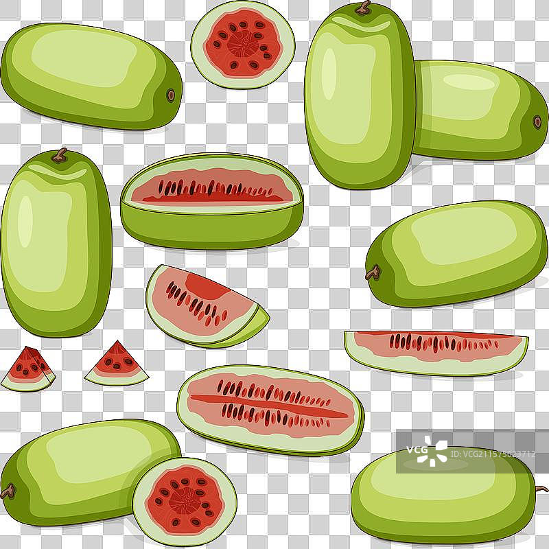 阿里巴巴西瓜剪贴画集图片素材