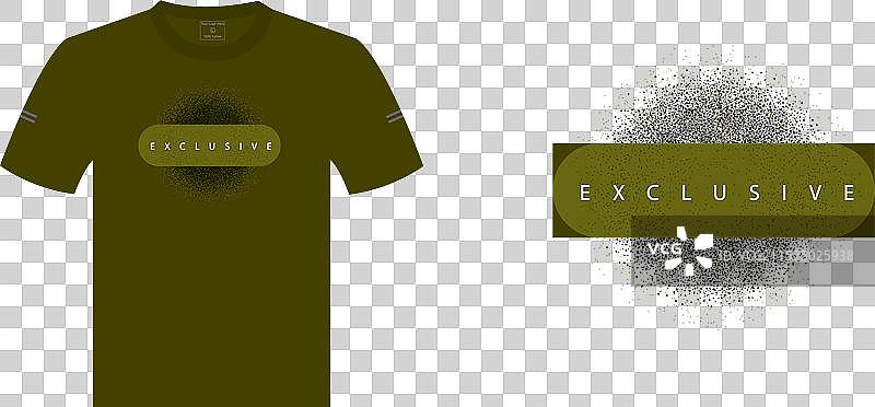 独特的圆点T恤设计图片素材