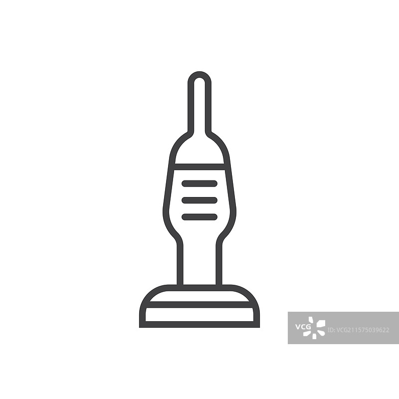 平面风格的吸尘器图标设备图片素材