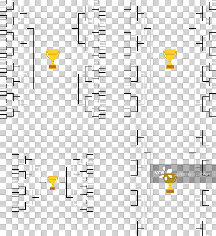 空白淘汰赛的比赛轮次表图片素材