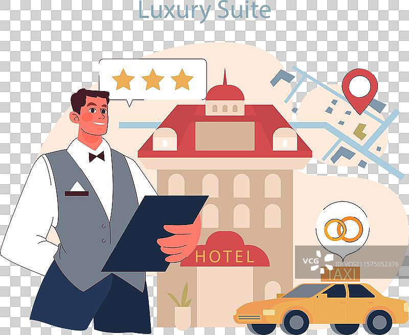 奢华套房概念图片素材