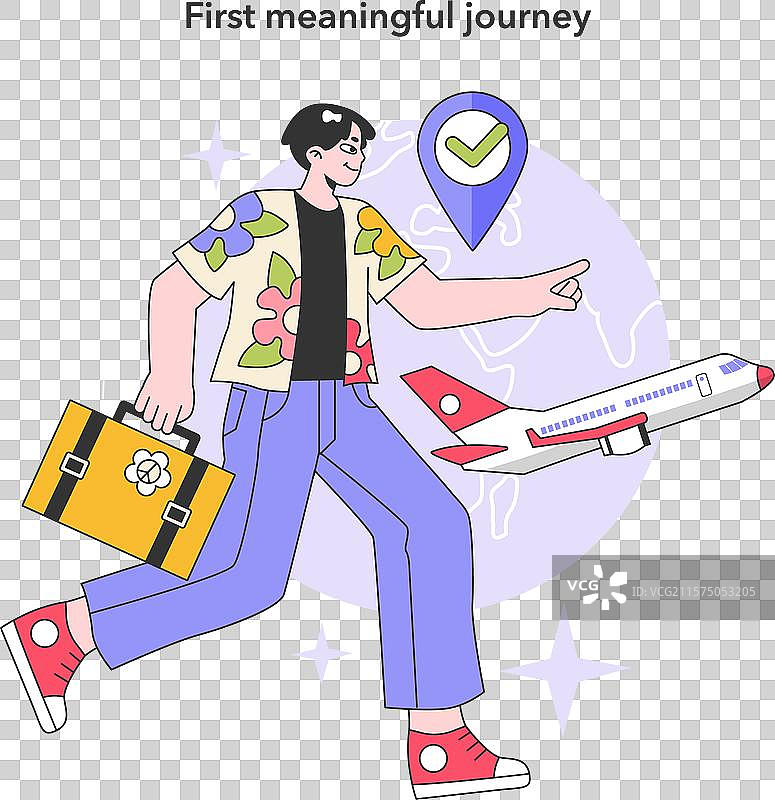 青春与成年阶段设定生活里程碑图片素材