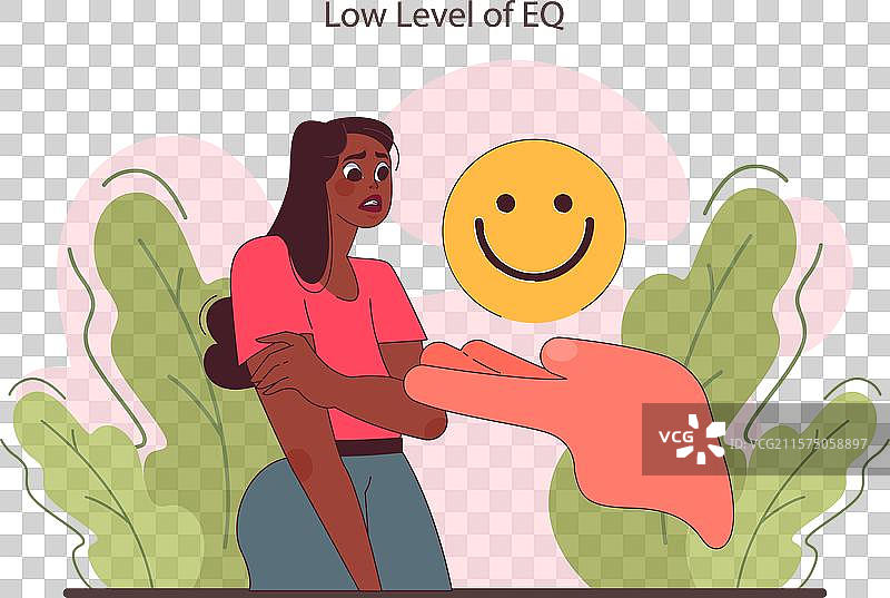 情商低的年轻黑人女性图片素材