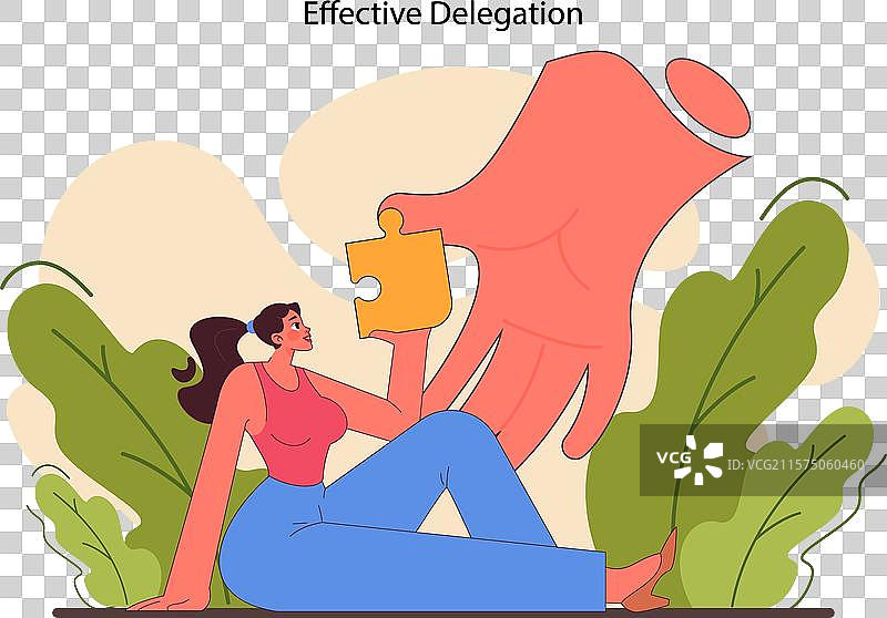 有效的任务委派领导技能图片素材