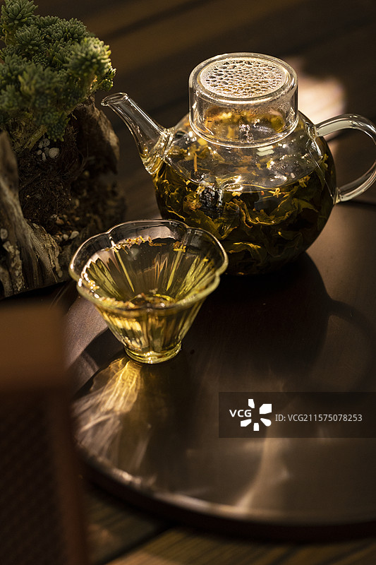 桂花乌龙茶图片素材