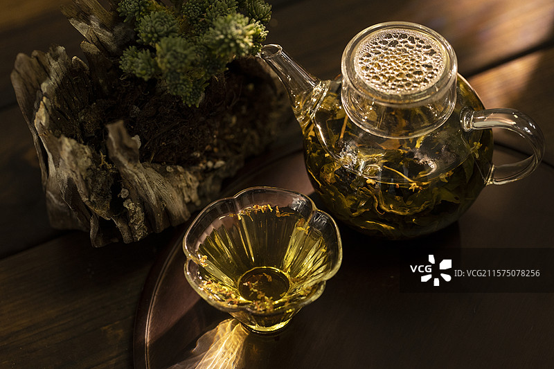 桂花乌龙茶图片素材