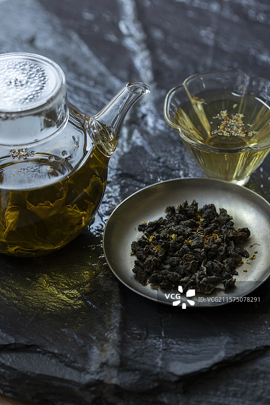 桂花乌龙茶图片素材