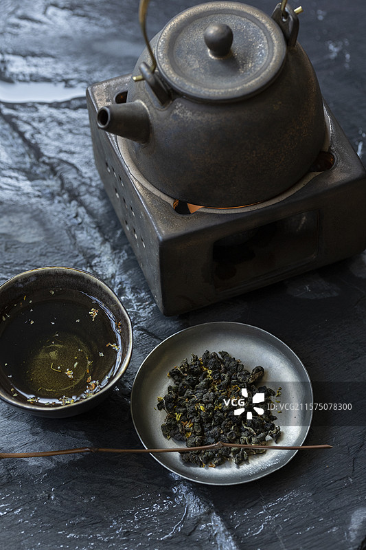 桂花乌龙茶图片素材