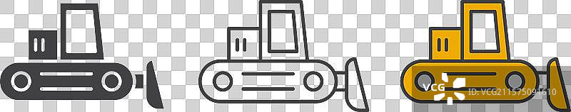 雪铲图标集 雪吹机卡车图片素材