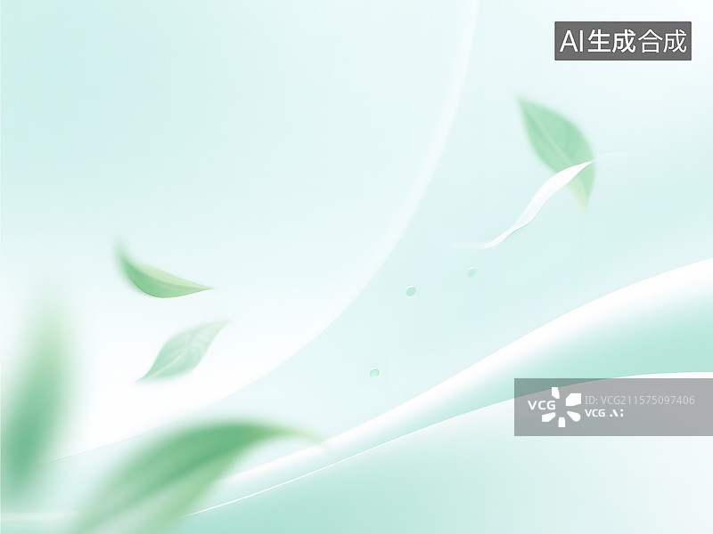 【AI数字艺术】空调等家居广告背景图体现空气清新环保氧气的概念图片素材