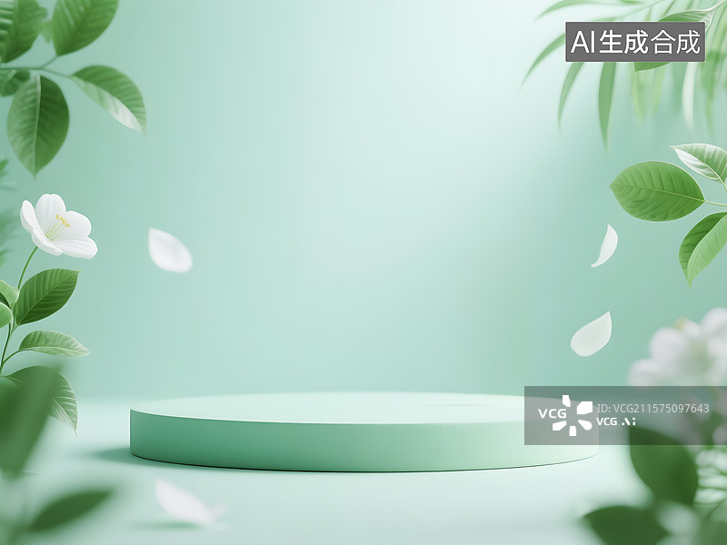 【AI数字艺术】空调等家居广告背景图体现空气清新环保氧气的概念图片素材