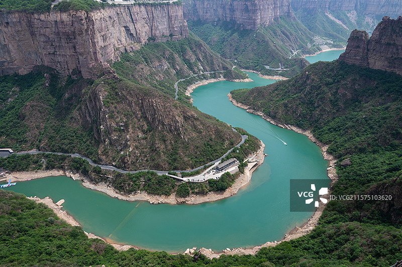 河南省新乡市宝泉旅游度假区，中国国家地理杂志封面图片素材