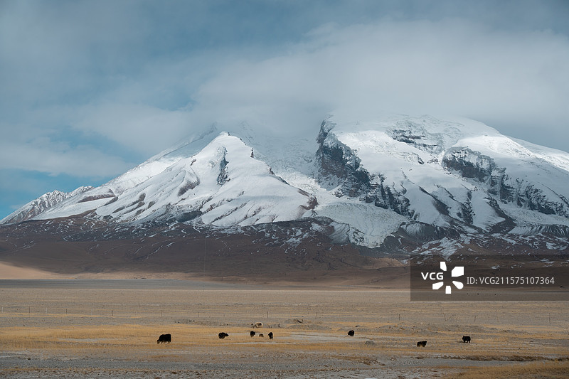 慕士塔格峰图片素材