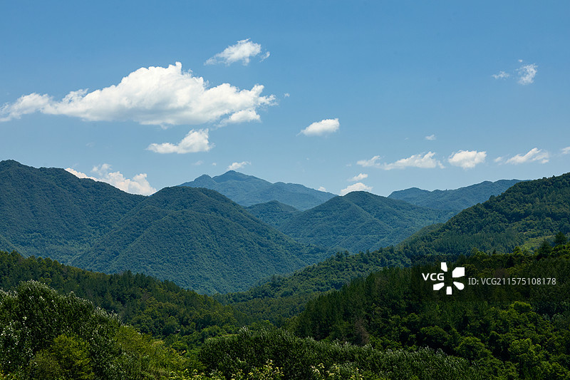 陕西旅游汉中洋县长青华阳景区华阳古镇秦岭四宝栖息地图片素材