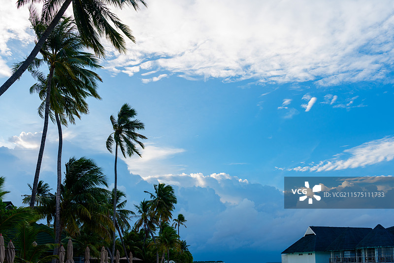 马尔代夫海岛风光图片素材