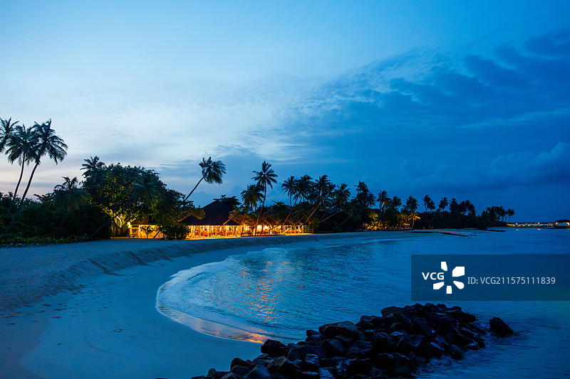 马尔代夫海岛风光图片素材