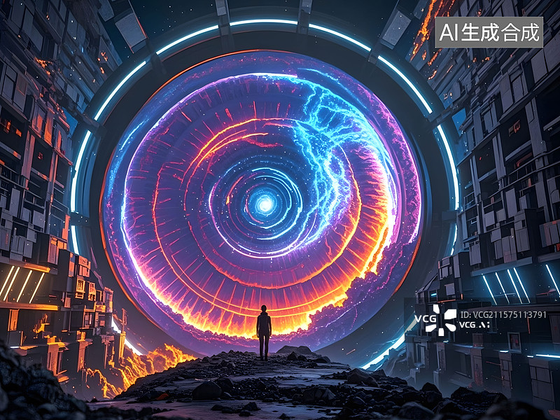 【AI数字艺术】地震图样式、分层振动、构造纹理、俯冲带能量波动、地幔柱振荡模式、地震震中冲击波、岩石圈断裂图片素材