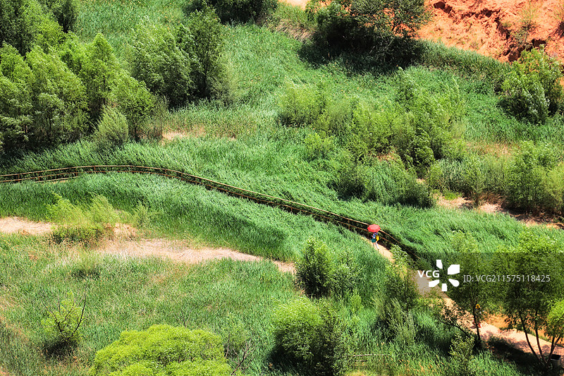 陕西榆林靖边波浪谷图片素材