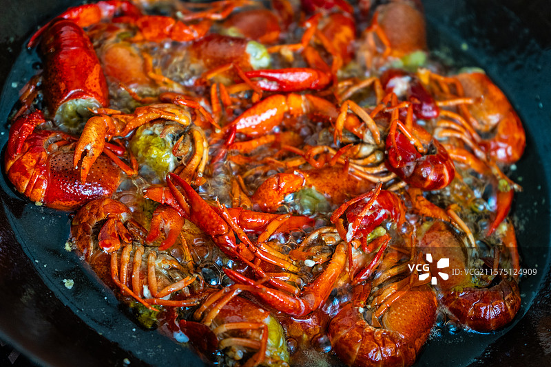 油炸小龙虾图片素材