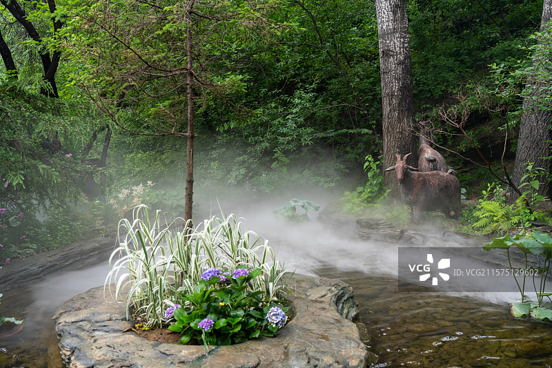 北京坡峰岭风景图片素材