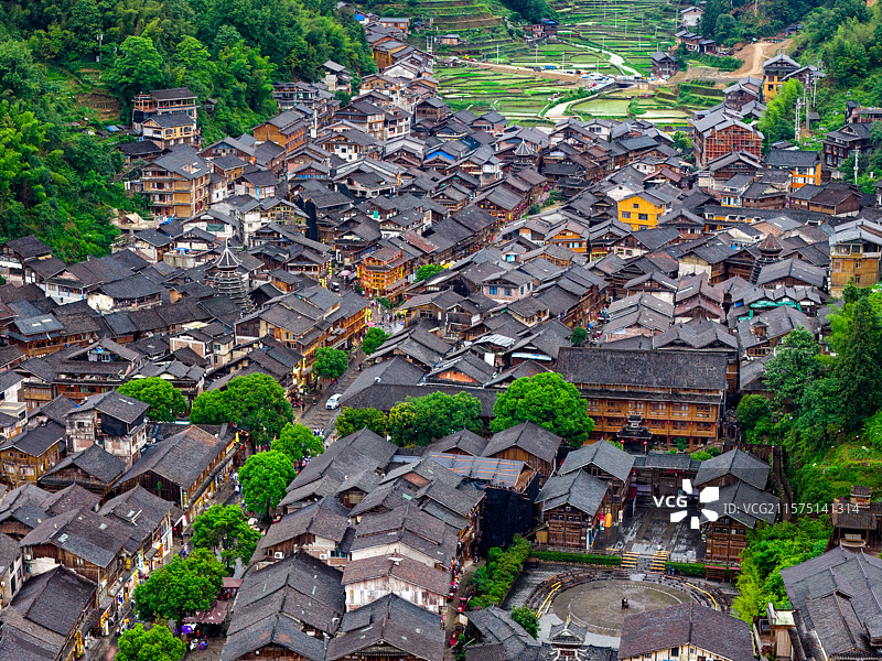 贵州肇兴侗寨图片素材