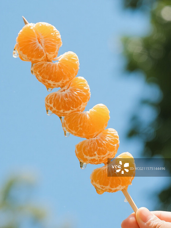 橘子冰糖葫芦图片素材