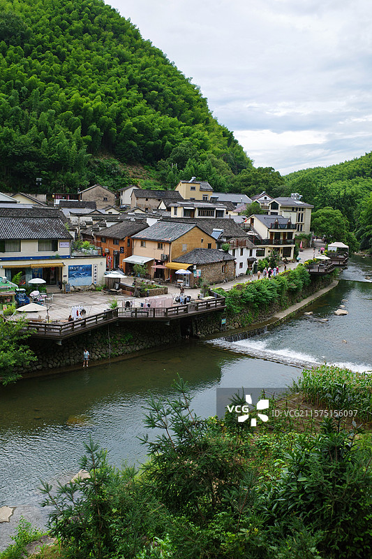 江浙村落石塘村图片素材