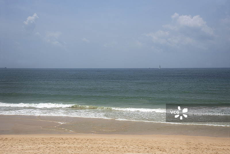 深圳大鹏西冲海平线风光图片素材