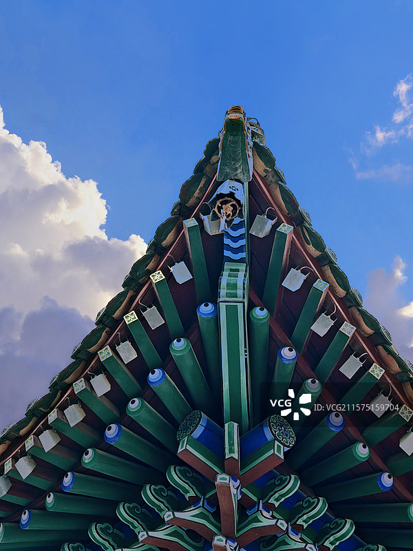 古建翘角图片素材