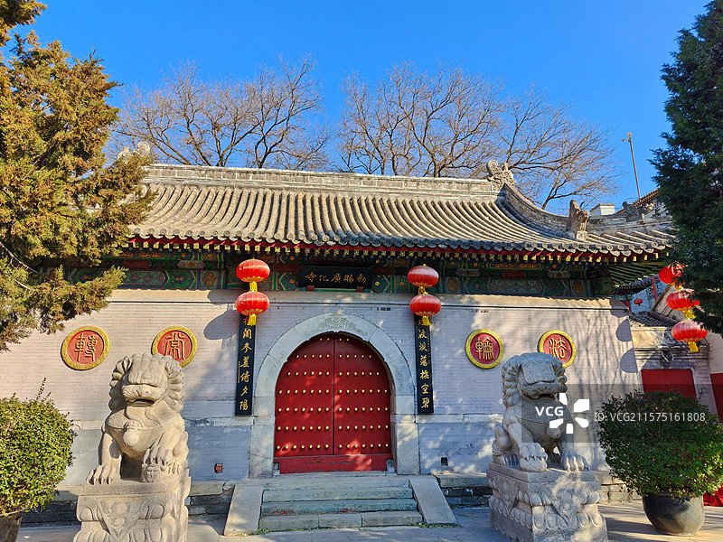 北京广化寺北京西城区什刹海后海图片素材