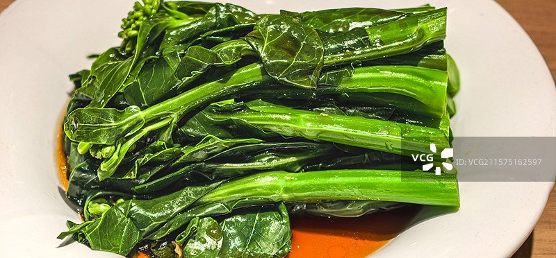 白灼芥兰苗图片素材